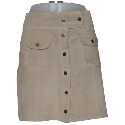 Leather skirt (Beige) from Coronel Tapiocca Leather