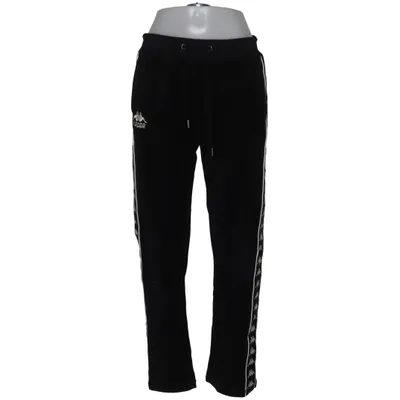 Sweatpants (Black, White) from Kappa Cotton, Polyester