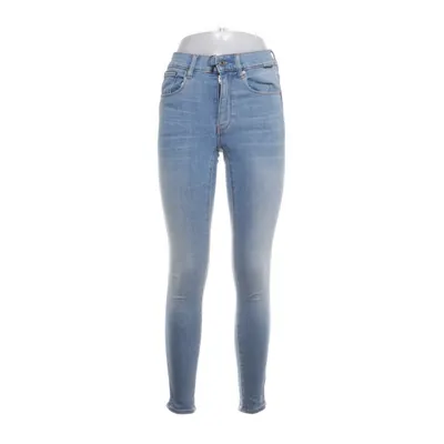 Spijkerbroek (Blauw) van Raw Organisch katoen, Elastaan, Polyester, Leer