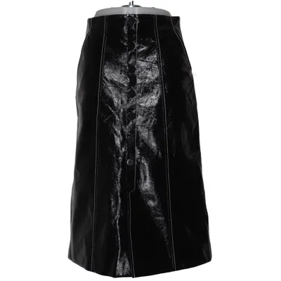 Vinyl rok (Zwart) van Baum Und Pferdgarten Polyester, Polyurethaan, Viscose