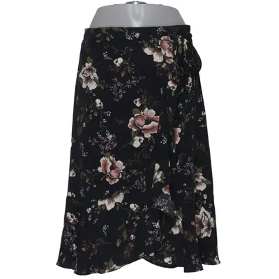 Wrap skirt (Black, Multicolored) from Three Sixty Five