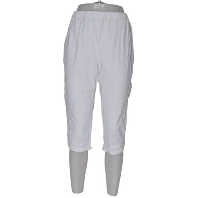 Three-quarter pants (White) from Corley Cotton, Elastane