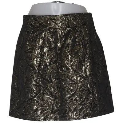 Nederdel (Sort, Guld) fra Vera & Lucy Bomuld, Polyester