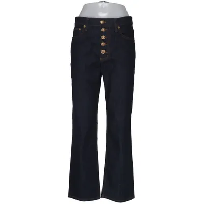 Jeans (Blå) fra Tory Burch Bomuld, Elastan, Kunstlæder