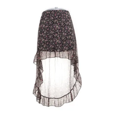 Skirt (Black, Multicolored) from Delias Polyester