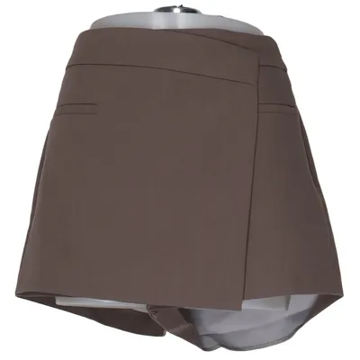 Skort (Beige) from Zara Elastane, Polyester, Viscose