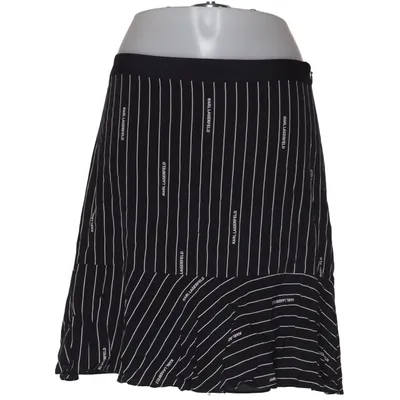 Kjol (Svart, Vit) från Karl Lagerfeld Polyester, Viskos
