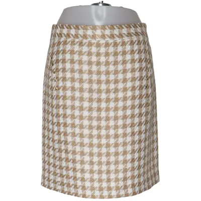 Nederdel (Beige, Hvid) fra Caramelo Akryl, Metallfiber, Polyester, Uld