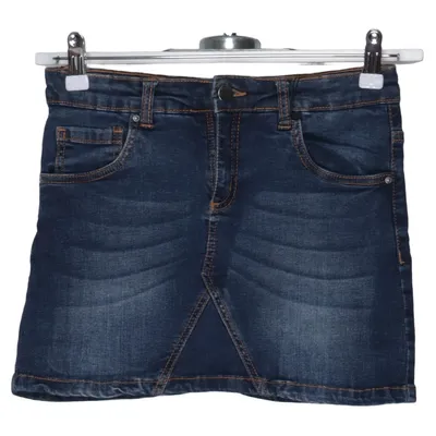 Jupe en jean (Bleu) de Club Xprs Coton, Élasthane