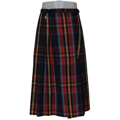 Kilt (Svart, Röd, Blå) från Birgitta Acetat, Polyester, Ull