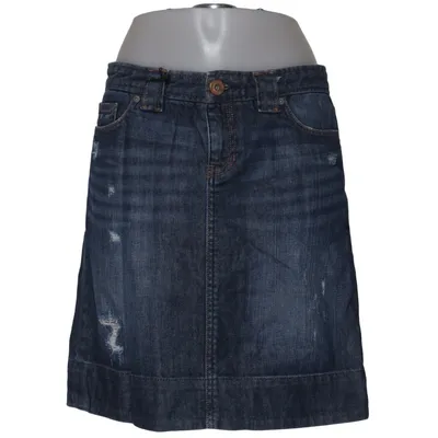 Jeanskjol (Blå) från Gap Jeans Bomull, Polyuretan