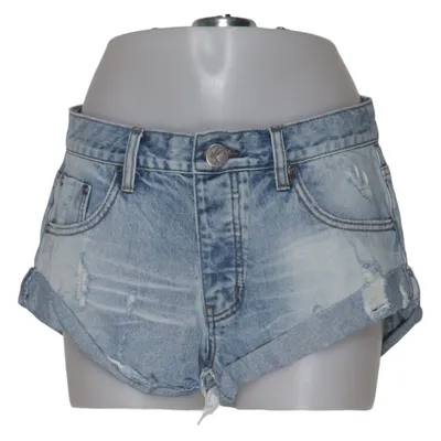 Jeansshorts (Blå) från One Teaspoon Bomull