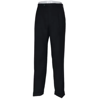 Pantalon de costume (Noir) de Carlos Polyester, Laine