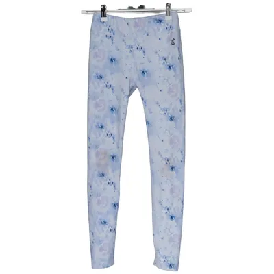 Träningstights (Blå, Vit) från Iconic Elastan, Polyester