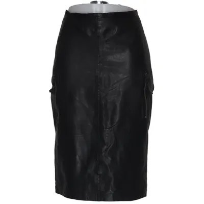 Jupe en cuir (Noir) de Stella Nova Cuir, Polyester