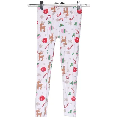 Legging (Blanc, Multicolore) de Sweet Heart Coton, Élasthane