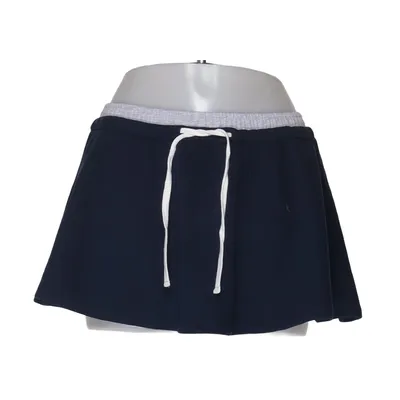 Skort (Blue, Gray) from Pull & Bear Cotton, Polyester