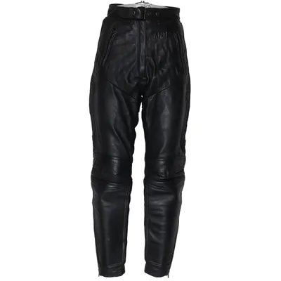 Motorbroek (Zwart) van MQP Leer, Polyester