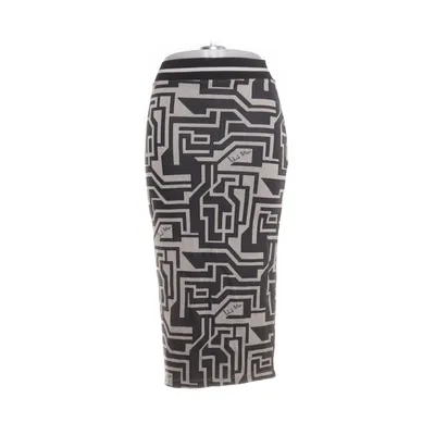 Maxi skirt (Black, Multicolored) from Richard Allan x H&M Polyester, Viscose