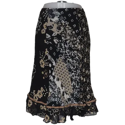 Rok (Zwart, Wit, Beige) van Made in italy Viscose