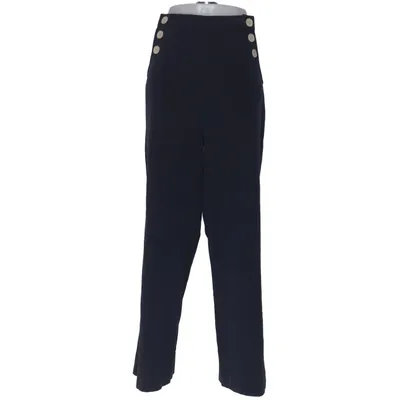 Palazzo pants (Blue) from Pretty Retro Elastane, Polyester, Viscose