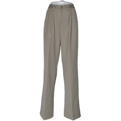 Jakkesætsbukser (Beige) fra Anine Bing Polyester, Uld