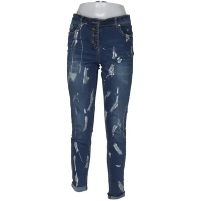 Jeans (Blå, Hvid) fra Amy by Amy Vermont Bomuld, Elastan
