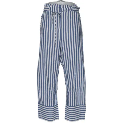 Broek (Blauw, Wit) van Mango Casual