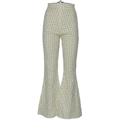 Palazzo pants (Green, White) from Rokit