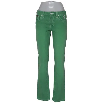 Jean (Vert) de Baby Phat Coton, Élasthane