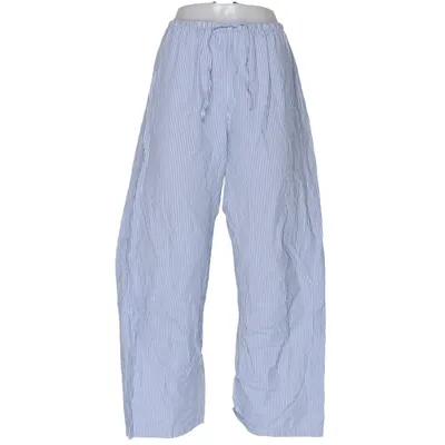 Pajama pants (Blue, White) from H&M Cotton