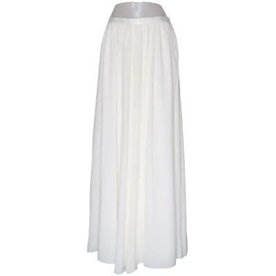 Maxi rok (Wit) van YAS Gerecycled polyester