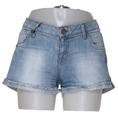 Short en jean (Bleu) de Clockhouse Coton, Élasthane