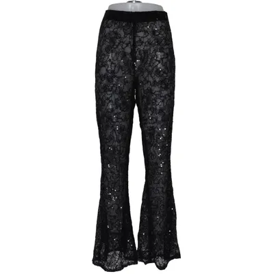 Broek (Lace Sequin Trousers) van NA-KD Elastaan, Polyamide, Polyester