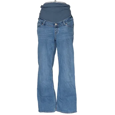 Jeans maternité (Bleu) de H&M Mama Coton, Élasthane, Polyester