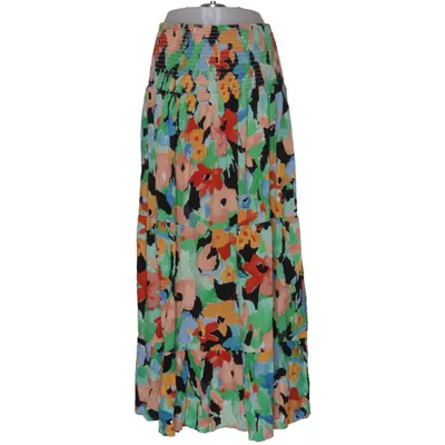 Maxi skirt (Green, Multicolored) from Mapp Jeans