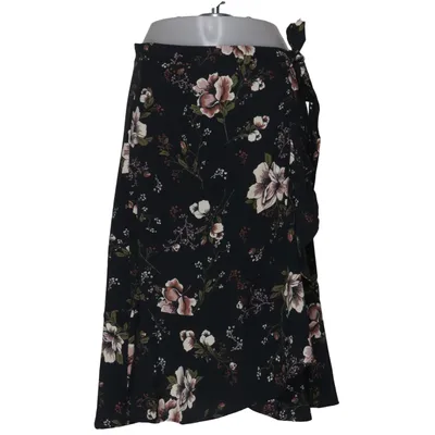 Jupe portefeuille (Noir, Multicolore) de Three Sixty Five Polyester