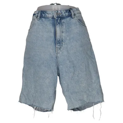 Denim shorts (Blauw) van Monki Katoen