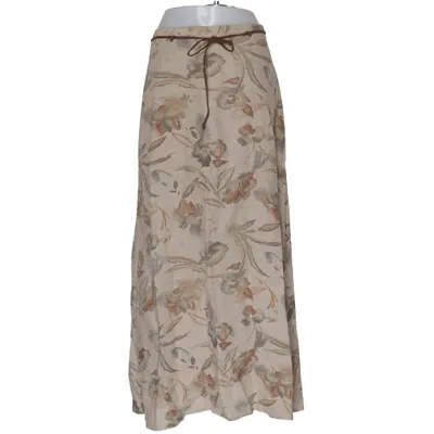 Maxirock (Beige, Braun, Grau) von Mac Scott Leinen