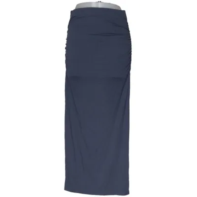Maxi skirt (Blue) from Gina Tricot Elastane, Viscose