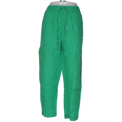Broek (Groen) van H&M Premium Quality Linnen, Katoen