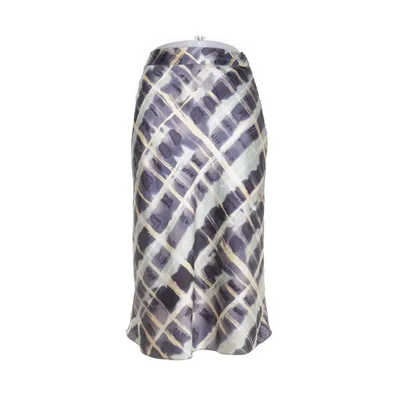 Skirt (Green, Multicolored) from H&M Modern Classic Polyester