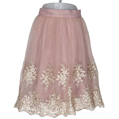 Jupe en tulle (Rose, Or) de Chi Chi London Polyamide