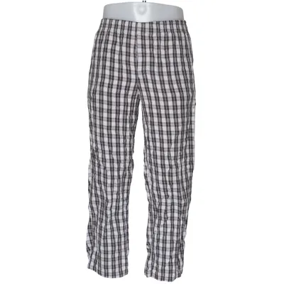 Pyjama broek (Zwart, Wit) van Mango Man Katoen