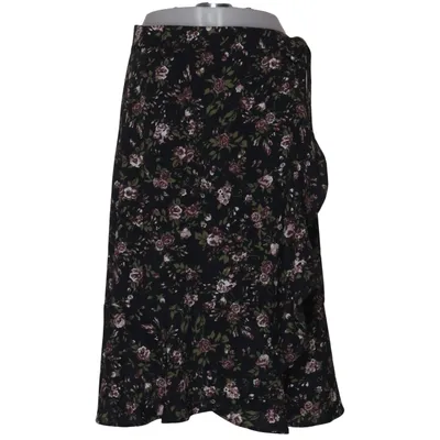 Jupe portefeuille (Noir, Multicolore) de Three Sixty Five Polyester