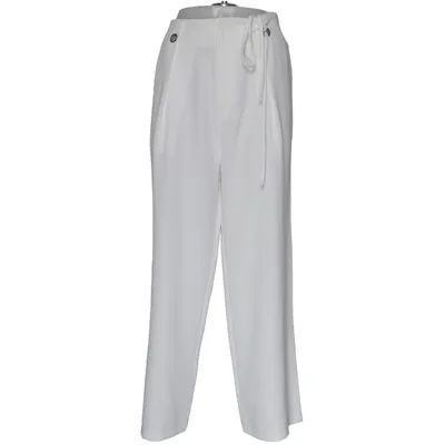 Pantalon patte d'éléphant (Blanc) de Sophyline