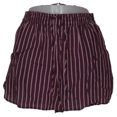 Pyjamashorts (Lila, Wit) van H&M Edition Katoen, Polyamide, Viscose