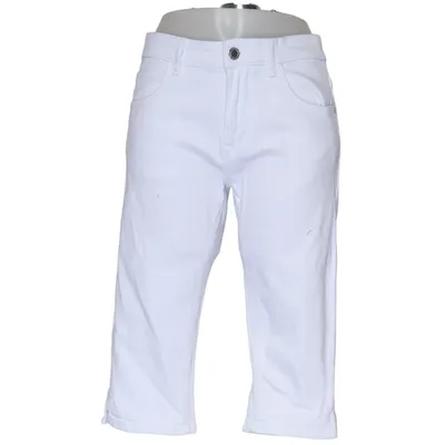Trekvart bukser (Hvid) fra Up2Fashion Bomuld, Elastan