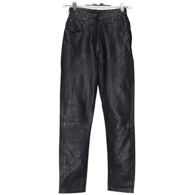 Lederhose (Schwarz) von Milan Leder, Polyester