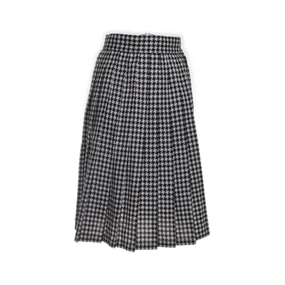 Kjol (Svart, Vit) från Westerlind Polyester, Ull